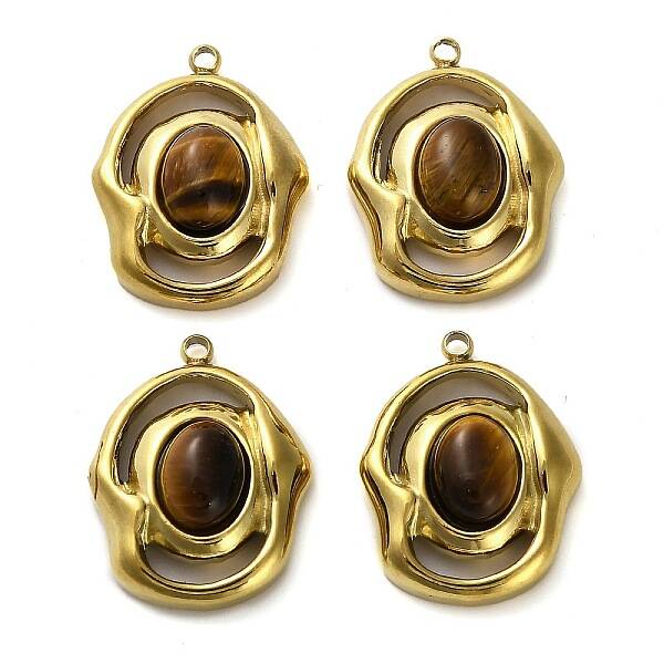 Natural Tiger Eye Pendants