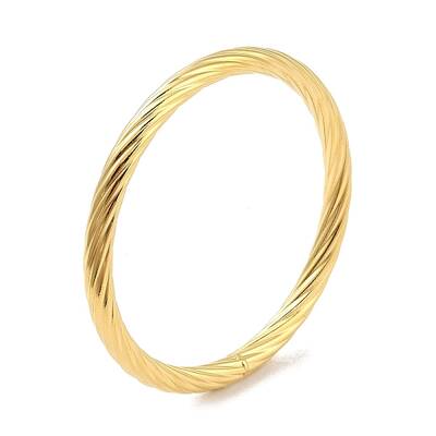 304 Stainless Steel Twisted Ring Bangles for Women Men