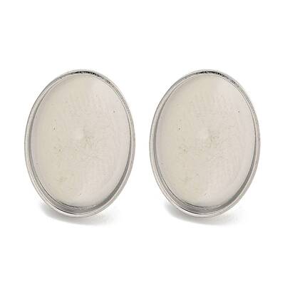 Anti-Tarnish 304 Stainless Steel Stud Earring Finding