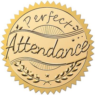 Self Adhesive Gold Foil Embossed Stickers