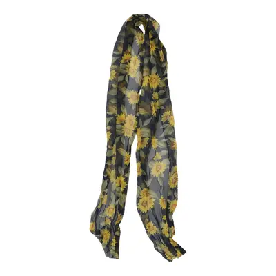 Unbranded Floral Scarf - No Size Blue Viscose