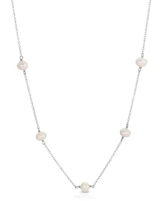 Lajos Necklace | Metal Color: Silver