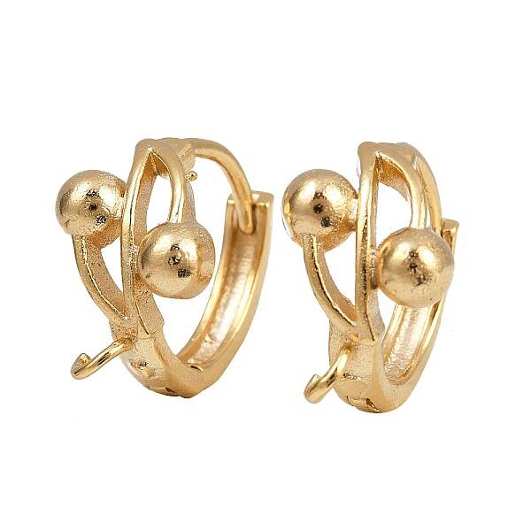 Brass Hoop Earring Findings