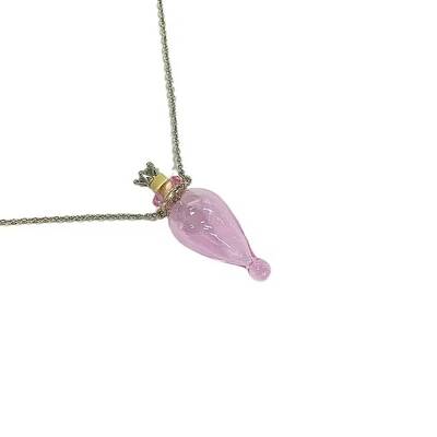 Lampwork Teardrop Perfume Bottle Necklaces