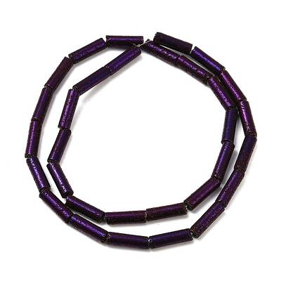 Electroplated Natural Lava Rock Beads Strands