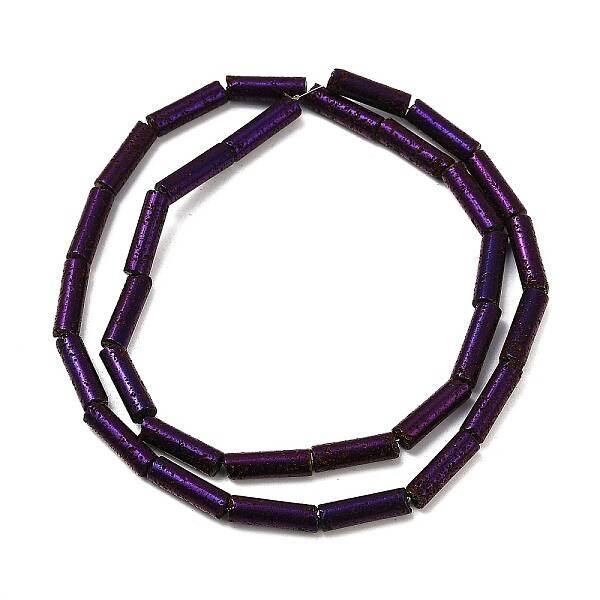 Electroplated Natural Lava Rock Beads Strands