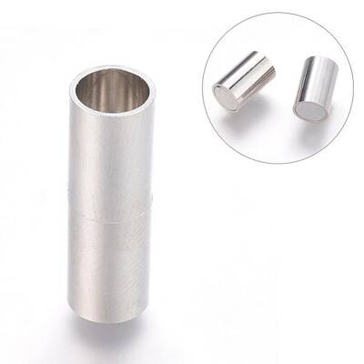 Brass Magnetic Clasps with Glue-in Ends