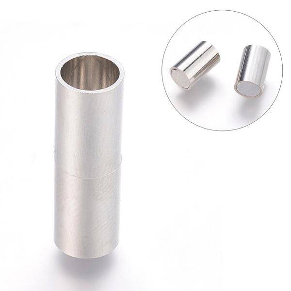Brass Magnetic Clasps with Glue-in Ends