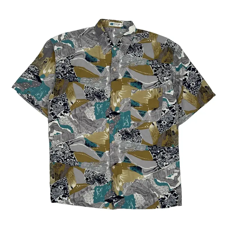 Minipair Patterned Shirt - Large Multicoloured Cotton