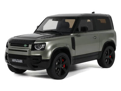 2021 Land Rover Defender 90 P400 X-Dynamic HSE Pangea Green Metallic 1/18 Model Car by GT Spirit