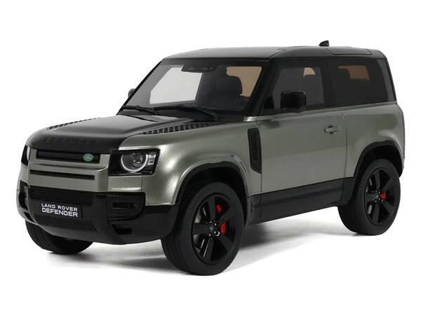 2021 Land Rover Defender 90 P400 X-Dynamic HSE Pangea Green Metallic 1/18 Model Car by GT Spirit
