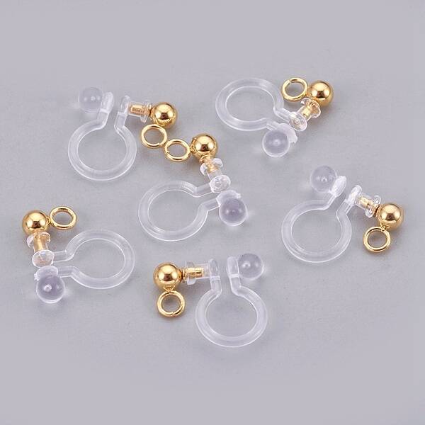 303 Stainless Steel Clip On Earring Findings