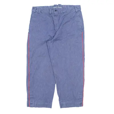 SPILAG Sanfor Workwear Trousers Blue Regular Straight Mens W36 L26
