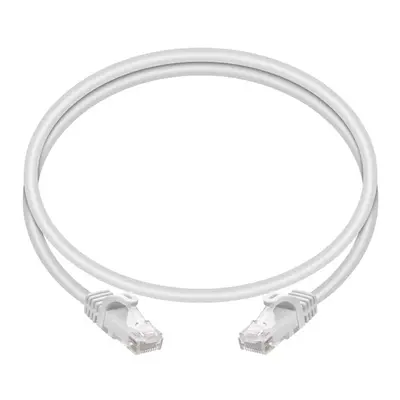 11335 Monoprice Cat5e Ethernet Patch Cable FLEXboot Snagless RJ45 Stranded 350MHz UTP Pure Bare Copper 24AWG 3ft White
