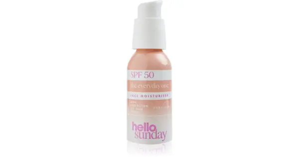 hello sunday the everyday one SPF 50 face tanning cream 50 ml