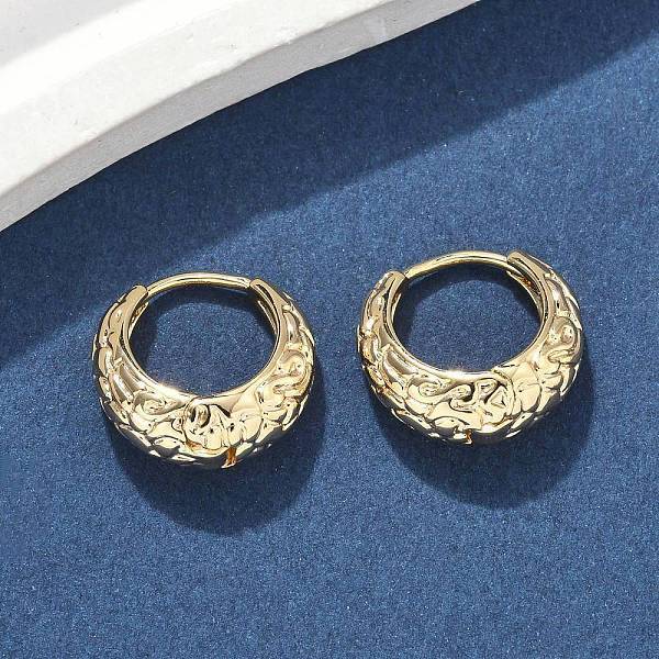 Brass Hoop Earrings