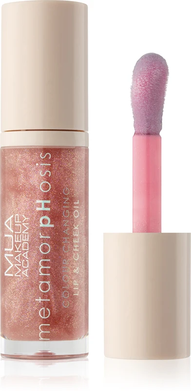 MUA Makeup Academy Metamorphosis gloss with lip oil for lips and cheeks The Truth 7 ml