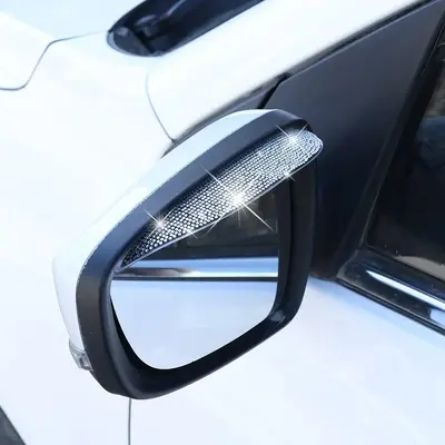 Car Side Mirror Rain Shield, 2 Counts Car Side Mirror Rain Shield, Waterproof Car Side Mirror Rain Shield, Universal Car Exte...