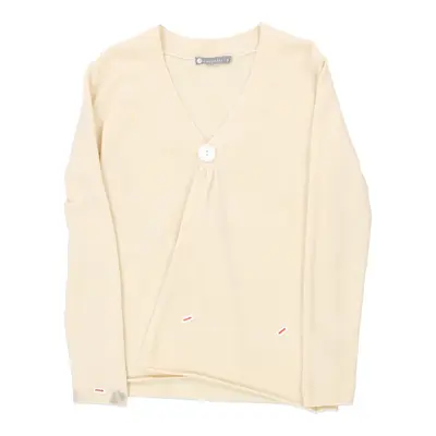 In Cashmere Cardigan - Small Cream Cashmere