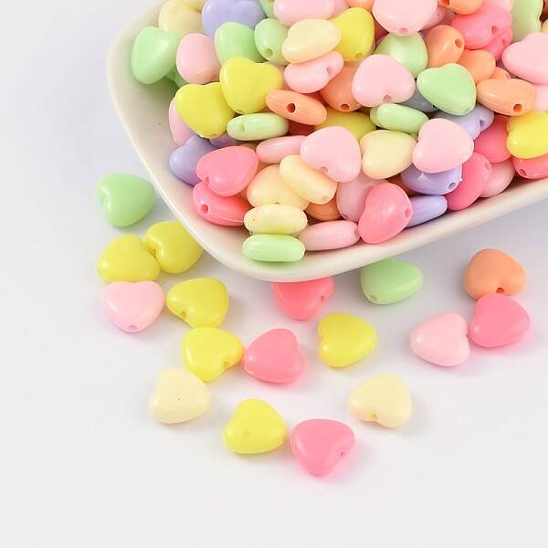Opaque Acrylic Beads