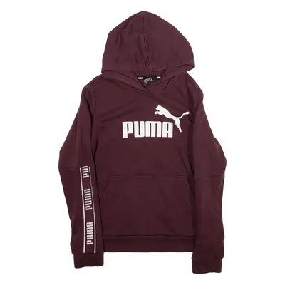 PUMA Mens Maroon Hoodie S
