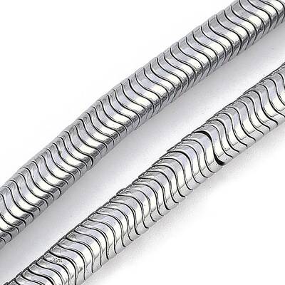 Electroplated Synthetic Non-magnetic Hematite Beads Strands