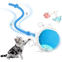 Upgraded   Smart  Cat Toys Ball-Interactive Moving Kitten Ball with Chirping Sound,Fast Rolling Ball,for Bored Adult Kitten E...