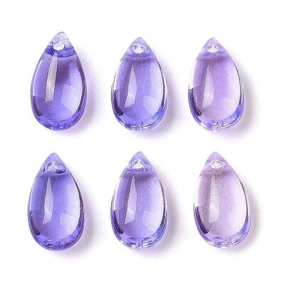 Transparent Glass Charms