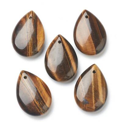 Natural Tiger Eye Pendants