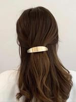 Women's Elegant Metal Hair Clip, Minimalist Headwear Suitable for Thick Hair, Fashion Hair Accessories for Party, Daily Decor...