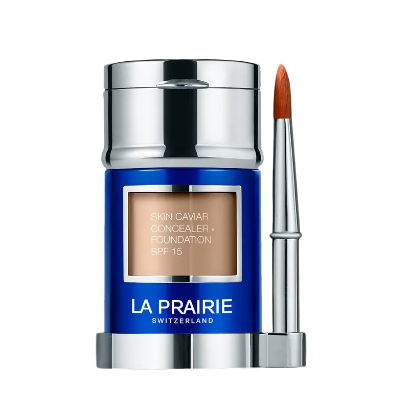 La prairie Luxurious Liquid Makeup with Concealer SPF 15 (Skin Caviar Foundation) 30ml + 2g - Shade: Almond Beige