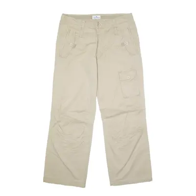 TOM TAILOR Cargo Trousers Beige Regular Straight Mens W32 L29