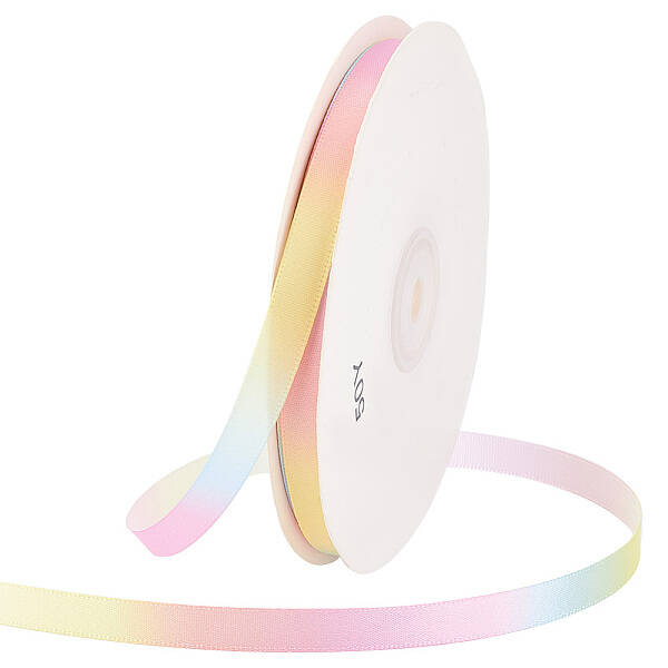 50 Yards Macaron Gradient Color Polyester Ribbon