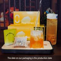 Detox Pear White Tea 50g (5*10pack) with real pear inside,no sugar,no artificial flavor