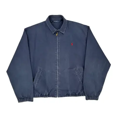 Polo By Ralph Lauren Harrington Jacket - Medium Blue Cotton