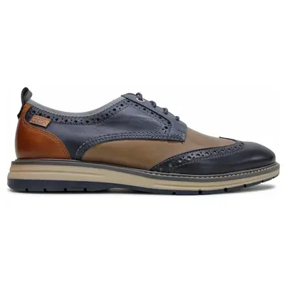 Pikolinos Canet M7V-4137 Leather Men's Smart Shoes - Blue - Size:US 9-9.5 Men