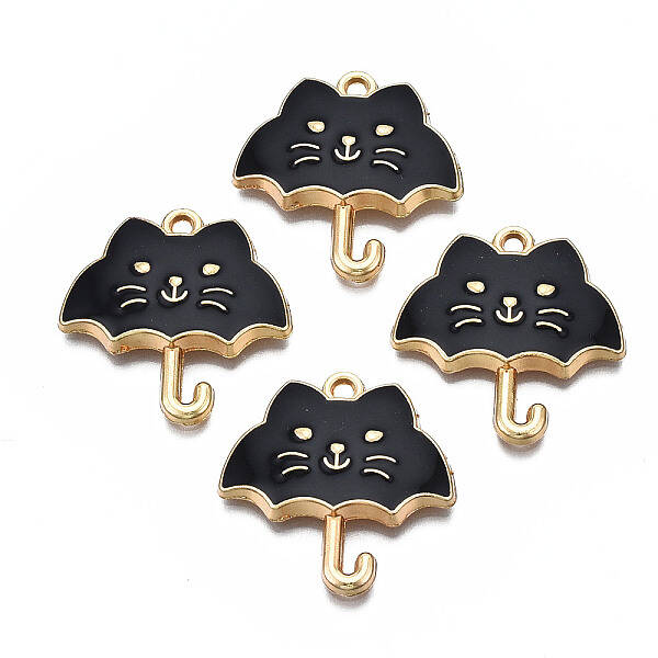 Rack Plating Alloy Enamel Pendants
