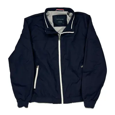 Tommy Hilfiger Windbreaker - XL Navy Nylon