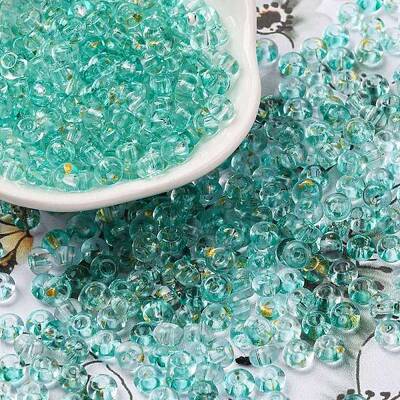 Baking Paint Transparent Colours Glass Round Beads