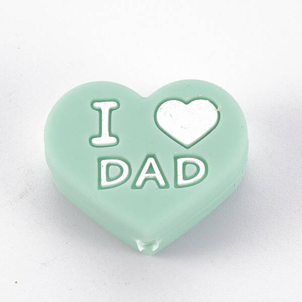 Mother's Day Food Grade Eco-Friendly Silicone Focal Beads