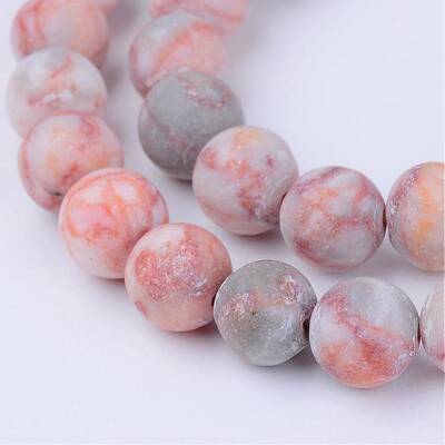 Natural Red Netstone Beads Strands