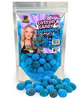 Food Crush Cotton Candy Gushers - Blue Raz Cotton Candy Coated