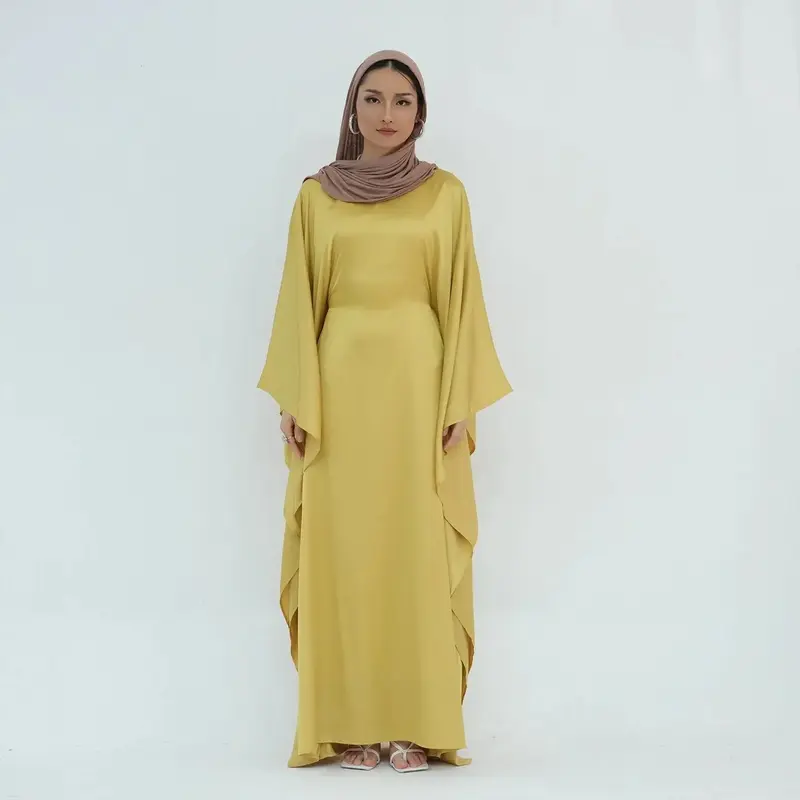 Marigold Satin Butterfly Kaftan