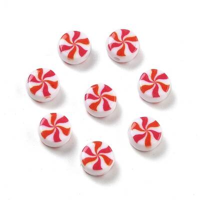 Two Tone Opaque Acrylic Beads