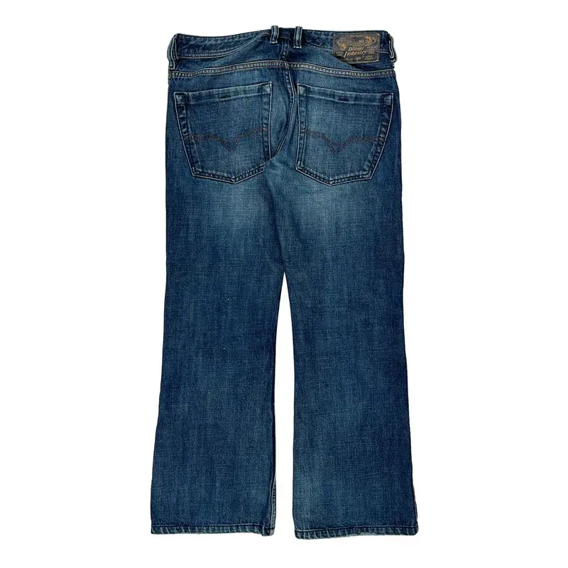 Diesel Boot Cut Jeans - 32W UK 12 Blue Cotton