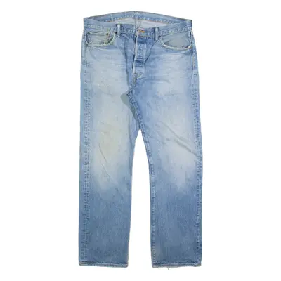 LEVI'S 501 Jeans Mens Blue Regular Straight W36 L32