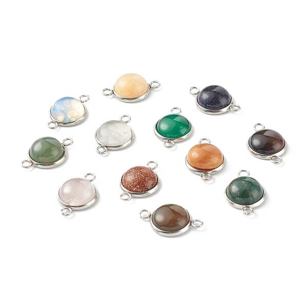 Natural & Synthetic Gemstone Links Connectors