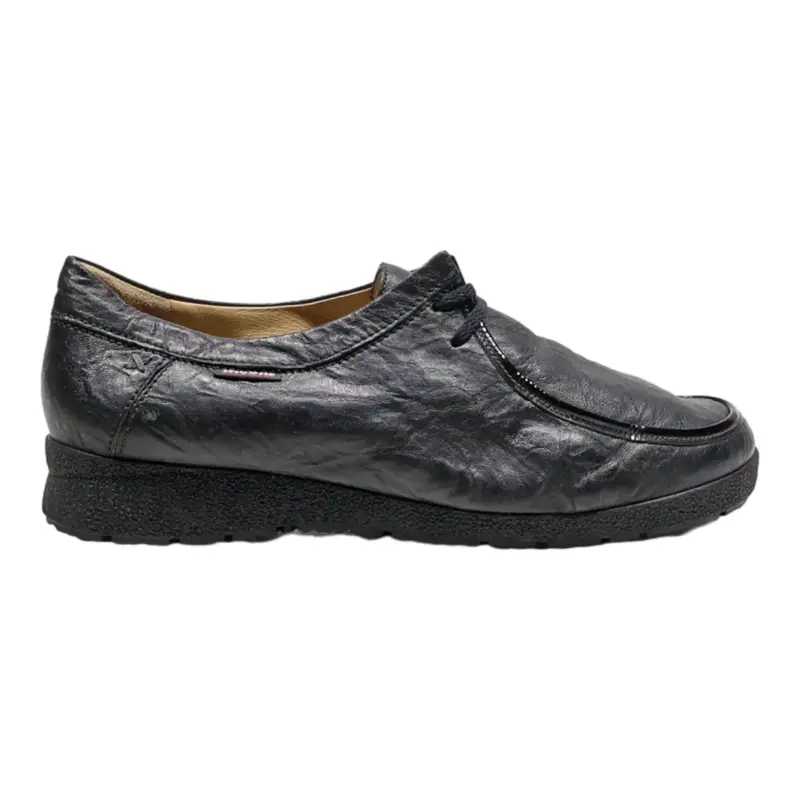 MEPHISTO Moccasin Shoes Black Leather Mens UK 10