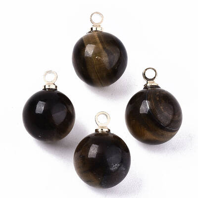Natural Tiger Eye Charms