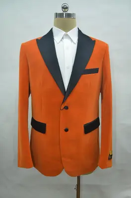 Mens Velvet Blazer - Velvet Jacket Big and Tall Mens Tuxedos Velvet Jacket - Big and Tall Dinner Jacket Bowtie Included - F...